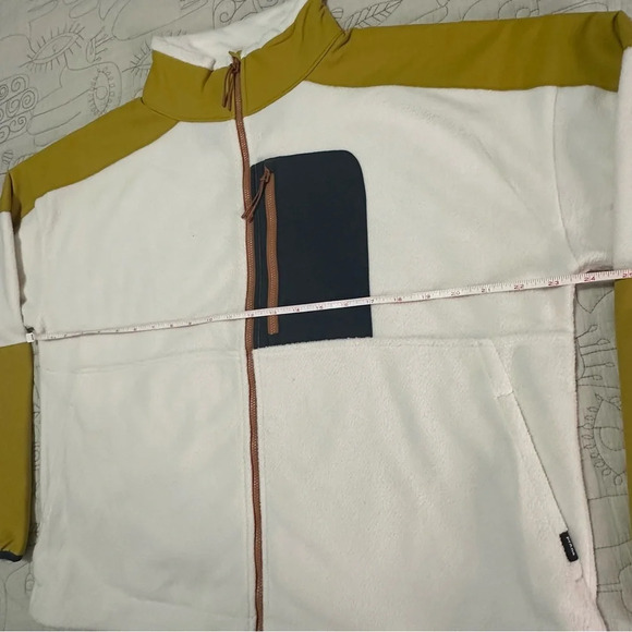 NWT Prana Peak Fleece Size XL Jacket Canvas / Golden Leaf - Picture 9 of 10